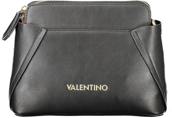 Valentino by Mario Valentino Mario Valentino Black Polyurethane Shoulder Bag
