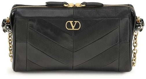 Valentino Garavani Valentino Garavani Black Lamb Ovis Aries Aries Shoulder Bag