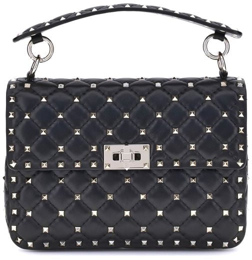 Valentino Garavani Valentino Garavani Black Lamb Ovis Aries Aries Shoulder Bag