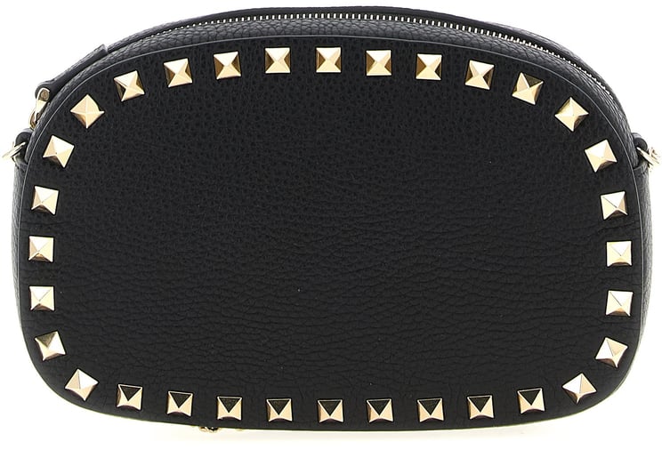 Valentino Garavani Valentino Garavani Black Calfskin Crossbody Bag