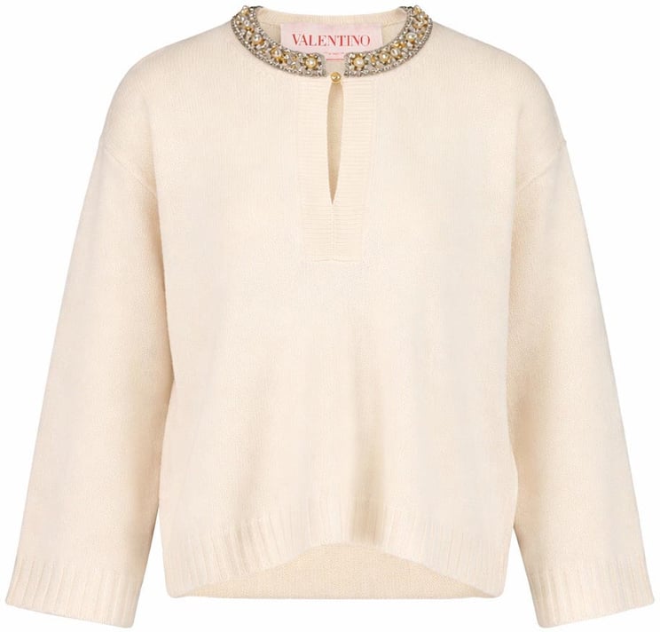 Valentino Garavani valentino garavani - Sweaters - 6b3kc63h968-panna