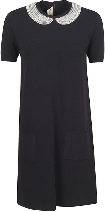 Valentino Garavani Embellished Collar Mini Dress