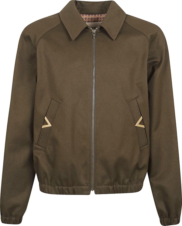 Valentino Garavani Cropped Military-Style Jacket