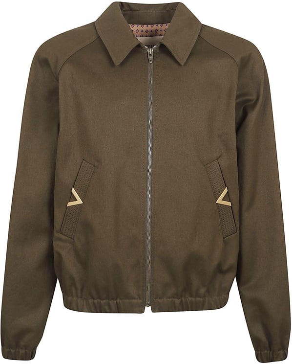 Valentino Garavani Cropped Military-Style Jacket