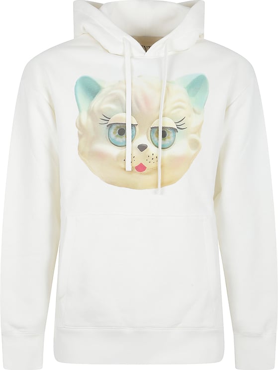 Valentino Garavani Le Chat de la Maison Print Cotton Hoodie