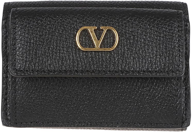 Valentino Garavani Textured Calf Leather Wallet