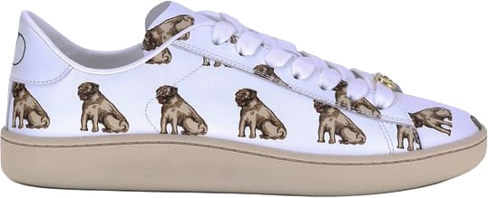 Valentino Garavani Valentino Garavani White Calf Leather Bos Taurus Low Top Sneakers
