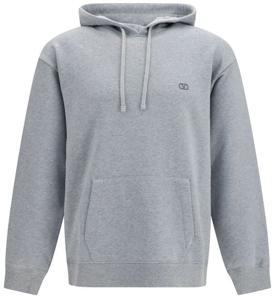 Valentino Garavani Valentino Garavani Gray Cotton Sweatshirt