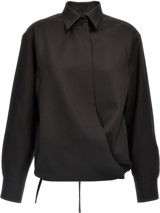 Valentino Garavani Valentino Garavani Black Wool Blouse