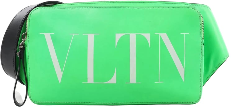 Valentino Garavani Valentino Garavani VLTN Leather Belt Bag in Green