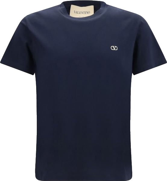 Valentino Garavani Valentino Garavani Blue Cotton T-Shirt