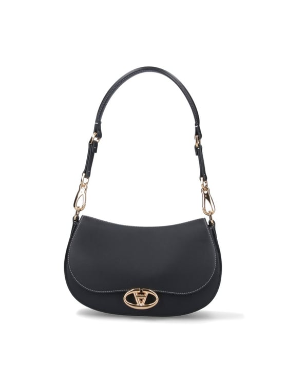 Valentino Garavani Small 'Ohval' Shoulder Bag – Black