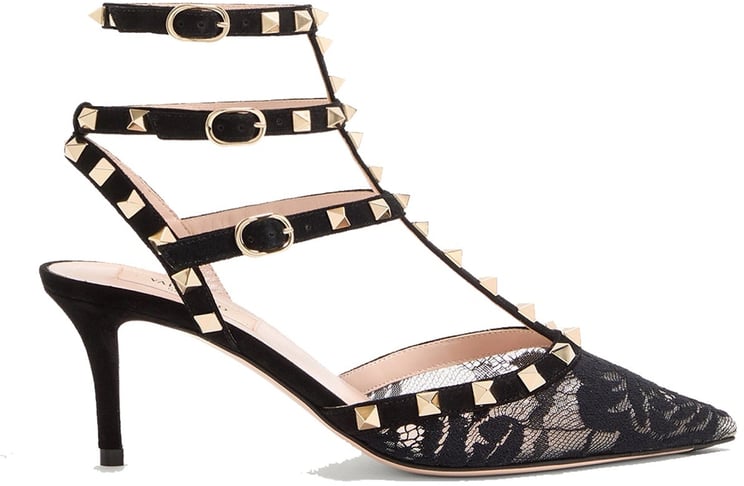 Valentino Garavani VALENTINO GARAVANI ROCKSTUD Lace Pamps