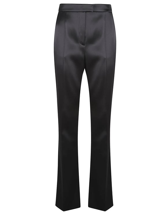 Valentino Garavani Tailored Flared Trousers with Satin Finish
