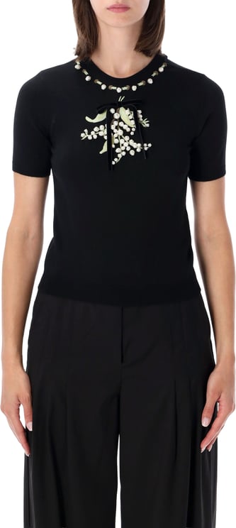 Valentino Garavani Knit Mc Intario Mimosa Nero
