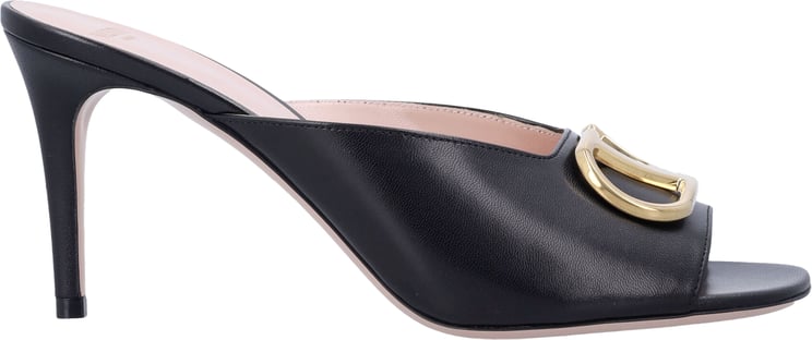 Valentino Garavani Mule Vlogo Nero