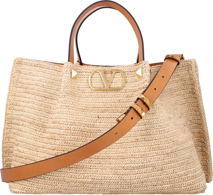 Valentino Garavani Medium Tote Beige