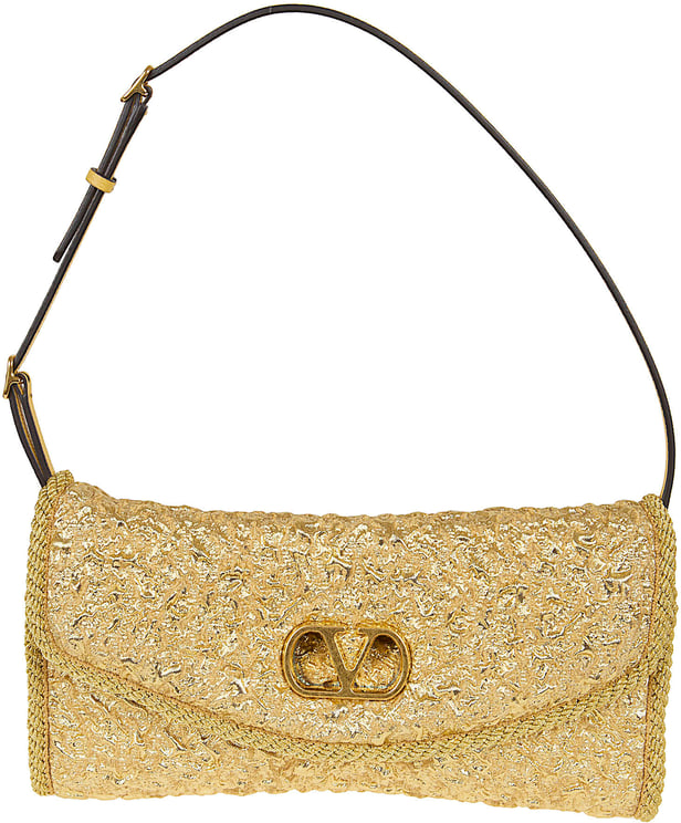 Valentino Garavani VALENTINO GARAVANI CLUTCH | VAIN SOFT | TES.JACQ.CLOQUE/VIT.SOFT GRAIN L./TORCHO