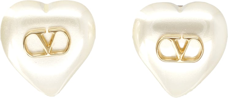 Valentino Garavani Earring Vlogo Goldcream