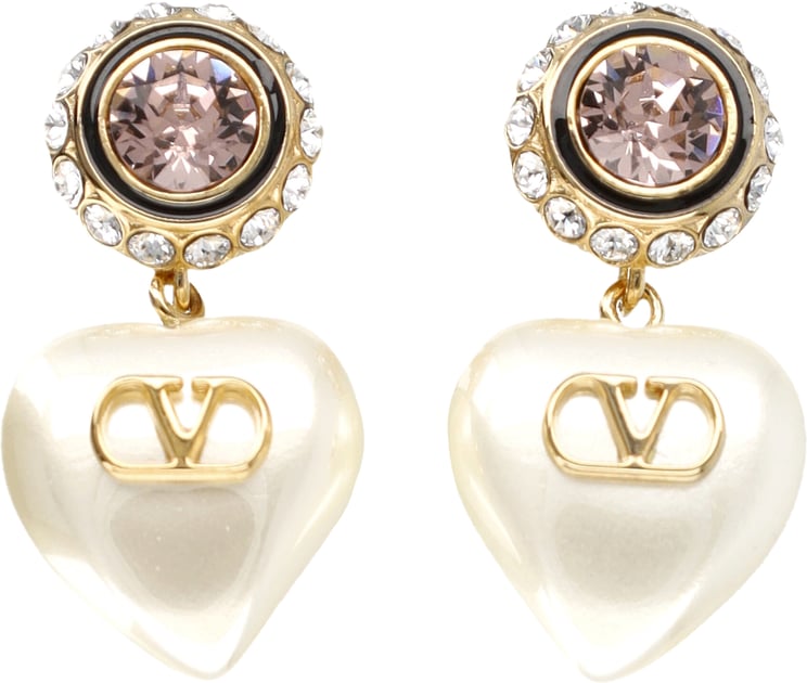 Valentino Garavani Earring Vlogo Goldcream