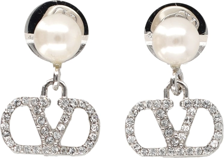 Valentino Garavani Earring Vlogo Palladium