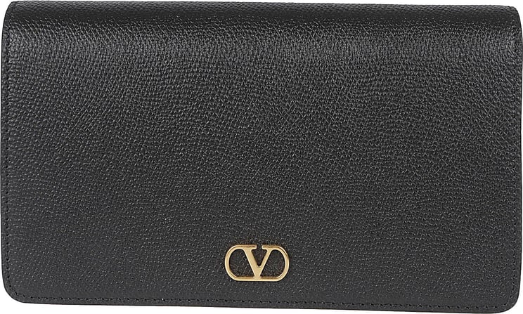 Valentino Garavani Textured Leather Handbag With Magnetic Closure