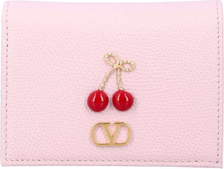 Valentino Garavani Flap French Wallet Rose Quartz