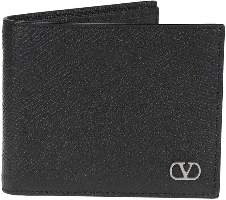 Valentino Garavani Textured Calf Leather Bifold Wallet