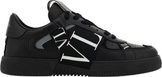 Valentino Garavani Valentino Garavani Black Leather VL7N Sneakers