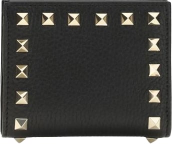 Valentino Garavani Valentino Garavani Black Lamb Ovis Aries Aries Wallet