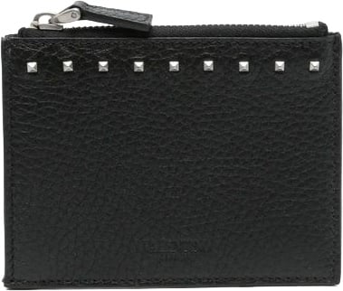 Valentino Garavani Valentino Garavani Black Calfskin Cardholder