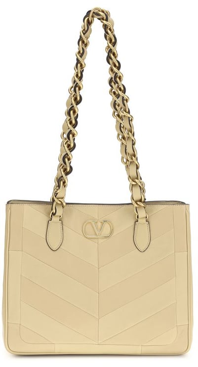 Valentino Garavani Valentino Garavani Gold Napa Leather / Calf Bos Taurus Shoulder Bag