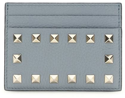 Valentino Garavani Valentino Garavani Blue Calf Leather Bos Taurus Wallet