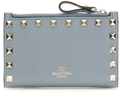 Valentino Garavani Valentino Garavani Blue Calf Leather Bos Taurus Wallet