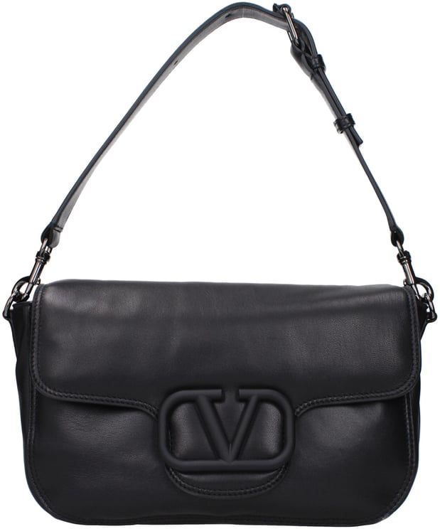 Valentino Garavani Valentino Garavani Black Leather Handbag