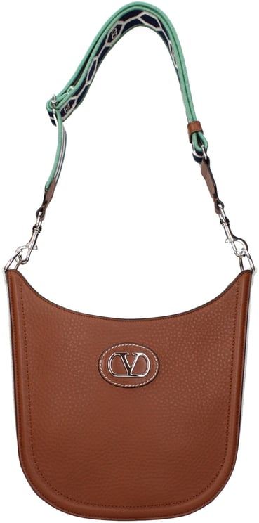 Valentino Garavani Valentino Garavani Brown Leather Crossbody Bag