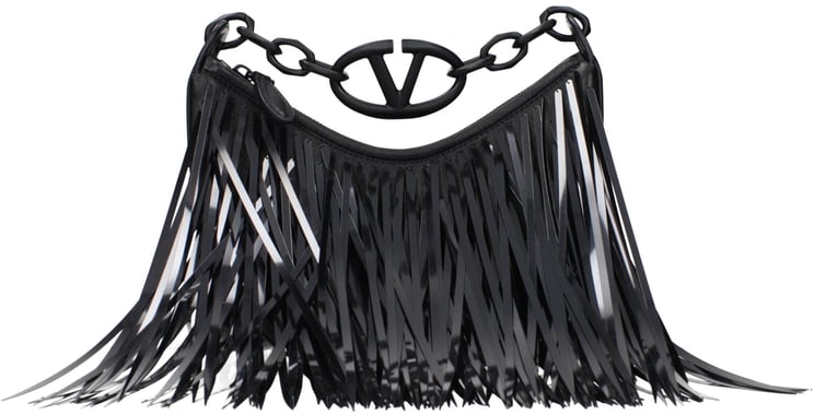 Valentino Garavani Valentino Garavani Black Leather Handbag