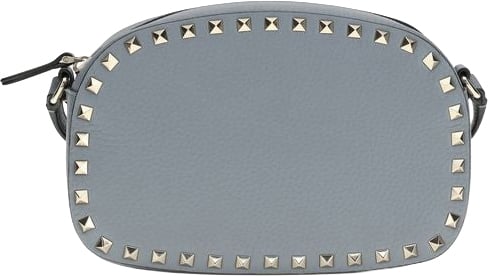 Valentino Garavani Valentino Garavani Blue Calf Leather Bos Taurus Shoulder Bag