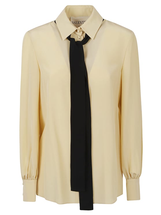 Valentino Garavani Silk Shirt with Classic Collar