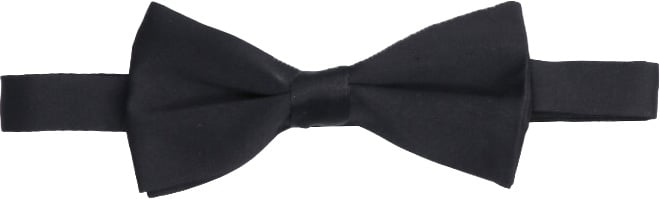 Valentino Garavani Black Silk Adjustable Bow Tie
