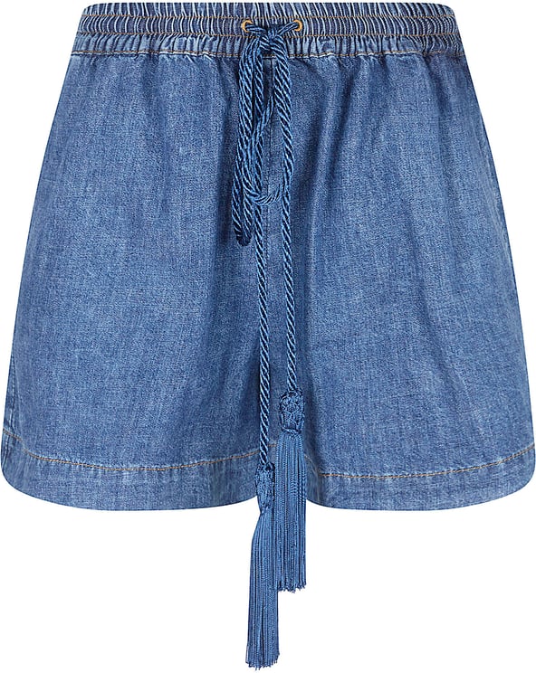Valentino Garavani VALENTINO GARAVANI SHORT DENIM | SOLID | CHAMBRAY BLU MEDIO