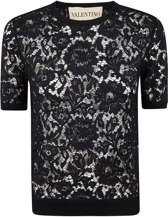 Valentino Garavani VALENTINO GARAVANI MAGLIA | MOSSI | LACE AND COTTON