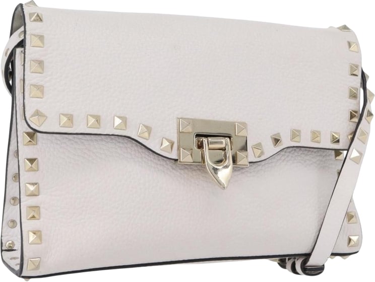 Valentino Garavani Valentino Garavani Rockstud Flip Lock Flap Leather Large