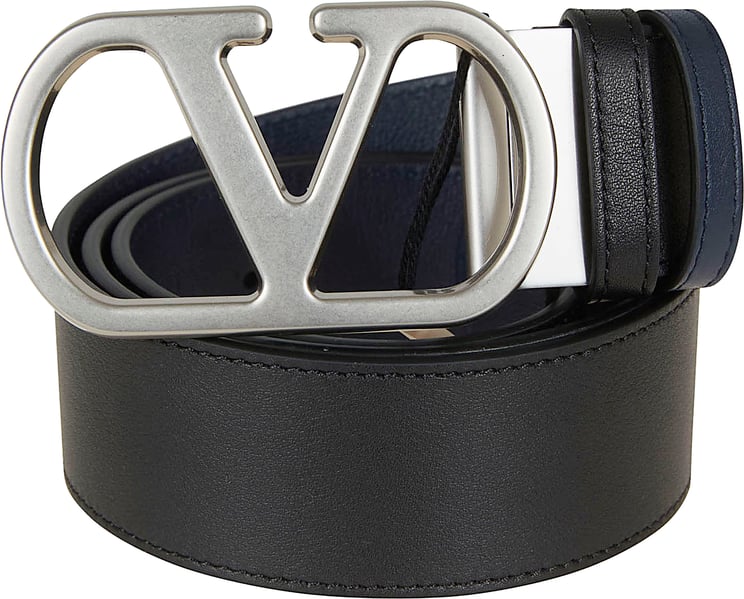 Valentino Garavani VALENTINO GARAVANI BELT H. 40 REVERSIBILE | VLOGO SIGNATURE. | BOX CALF S./VINTAGE PALLADIUM LOGO