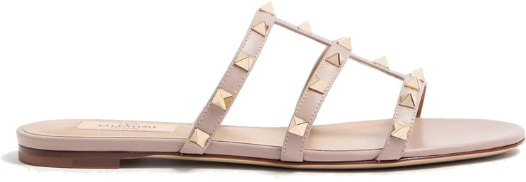 Valentino Garavani VALENTINO GARAVANI Rockstud Slide Sandals