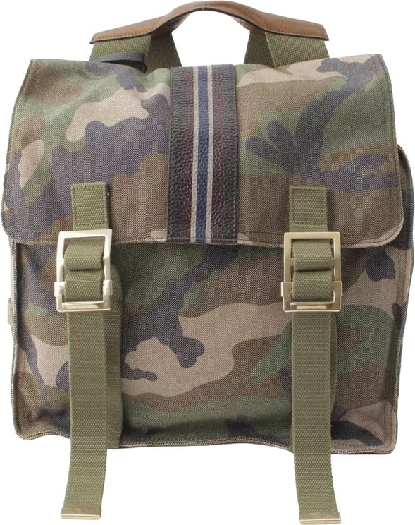 Valentino Valentino Military Canvas Backpack