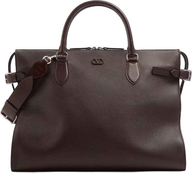 Valentino ANTIBES LARGE DOUBLE HANDLE WEEKEND BAG