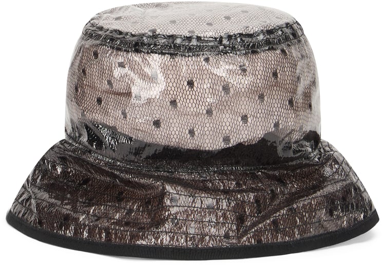 Valentino Black bucket hat, elegant and versatile