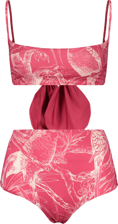 Valentino Set Pink Bikini Elegant