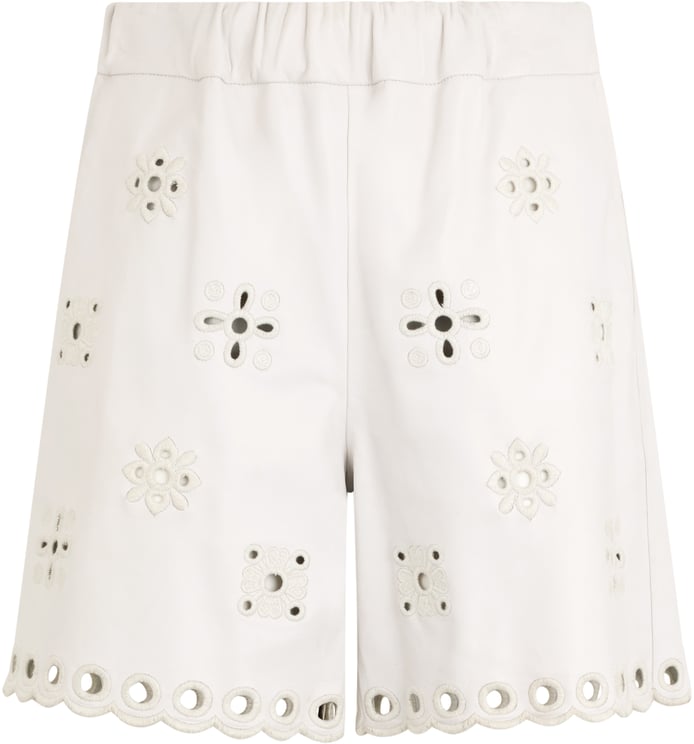 Valentino Leather shorts